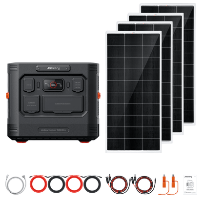 Jackery Explorer 1500 Ultra + Custom Solar Panels Kits