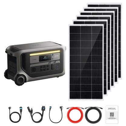Anker SOLIX F3000 + Custom Solar Panels Kits