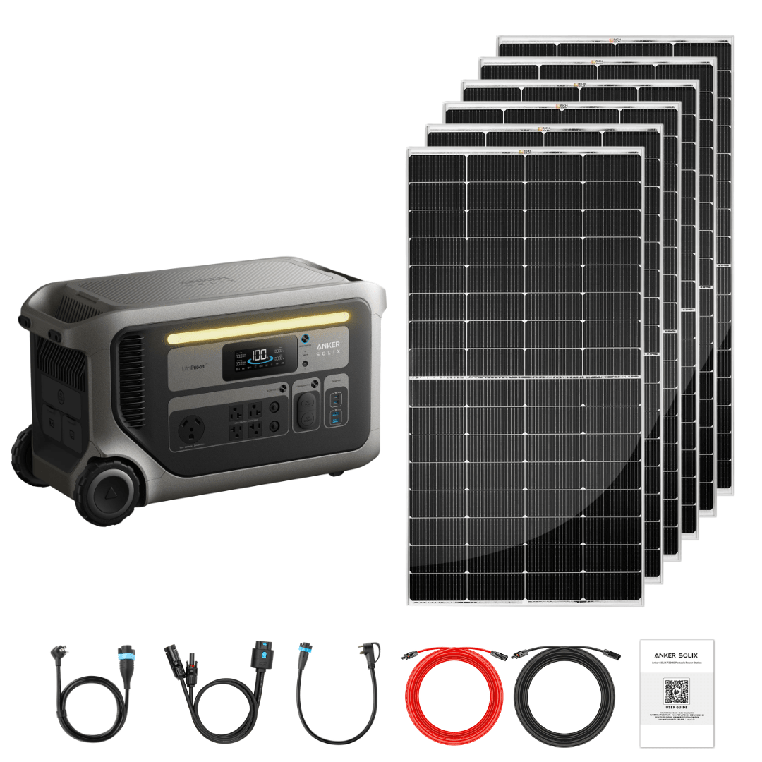 Anker SOLIX F3000 + Custom Solar Panels Kits