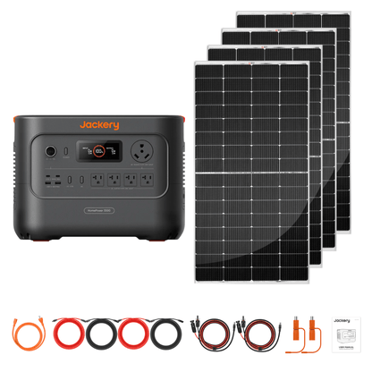Jackery HomePower 3000 + Custom Solar Panels Kits