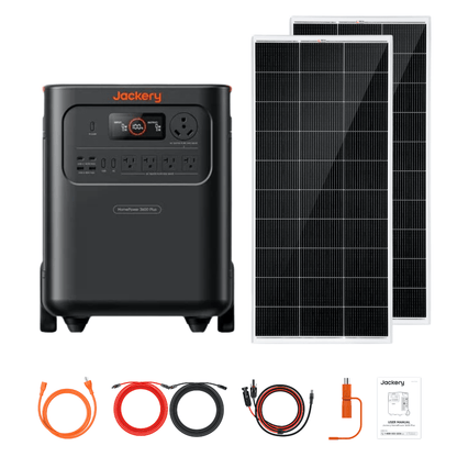 Jackery HomePower 3600 Plus + Custom Solar Panels Kits