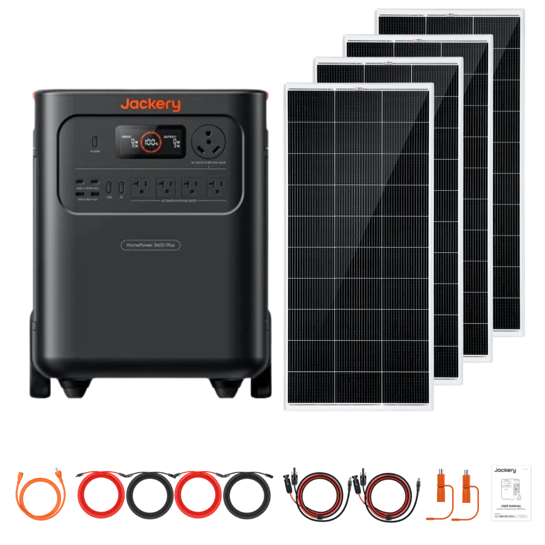 Jackery HomePower 3600 Plus + Custom Solar Panels Kits