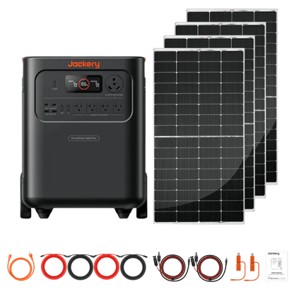 Jackery HomePower 3600 Plus + Custom Solar Panels Kits