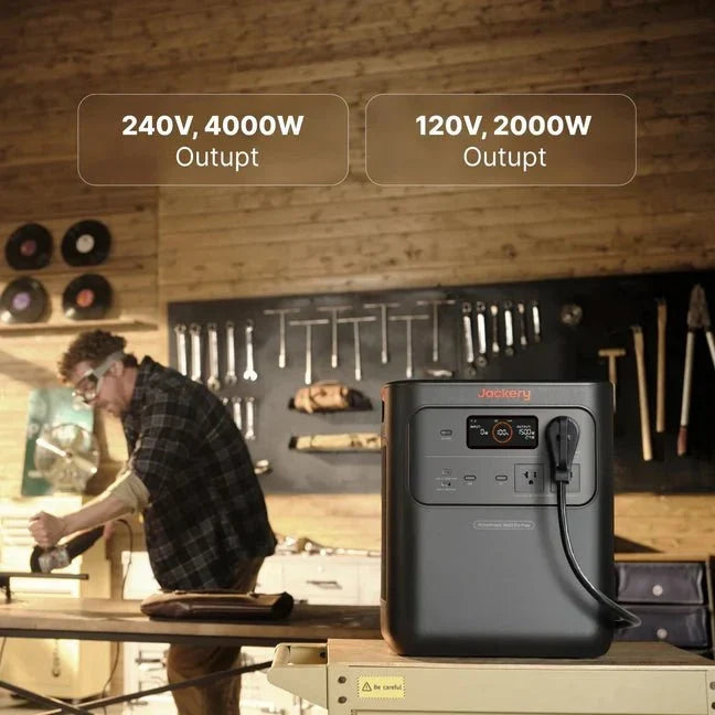 Jackery HomePower 3600 Pro Max Dual Kit + Batteries & Transfer Switch