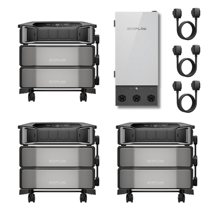 [Triple Kit] EcoFlow DELTA Pro Ultra With Batteries + Smart Home Panel 2