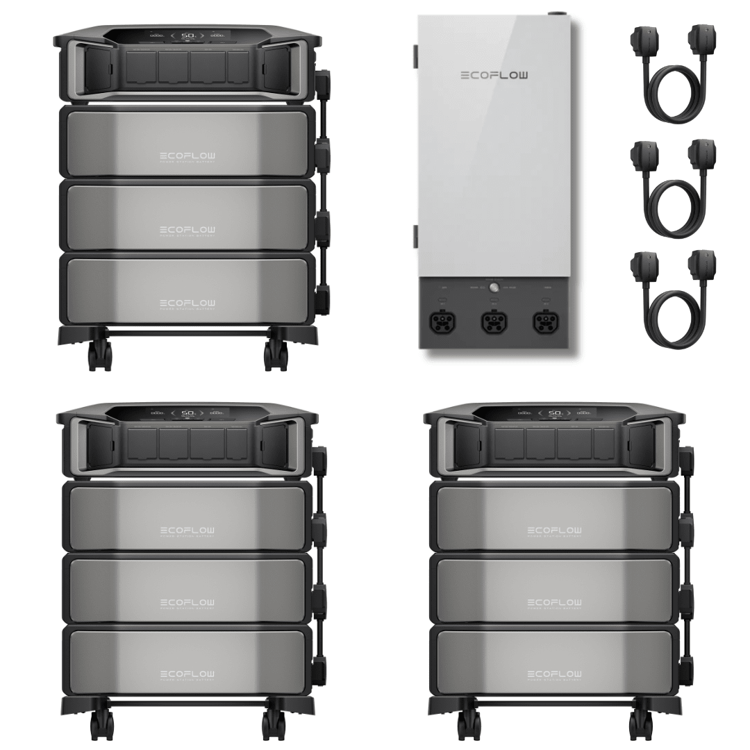 [Triple Kit] EcoFlow DELTA Pro Ultra With Batteries + Smart Home Panel 2